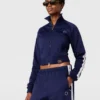 High-Neck Double Stripe Track Jacket High-Neck Double Stripe Track Jacket