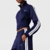 High-Neck Double Stripe Track Jacket High-Neck Double Stripe Track Jacket