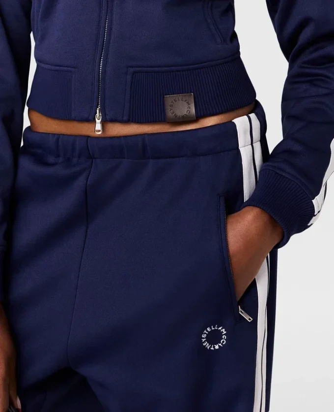 High-Neck Double Stripe Track Jacket High-Neck Double Stripe Track Jacket
