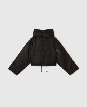 High-Neck Long-Sleeve Jacket