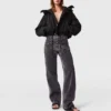 High-Neck Long-Sleeve Jacket High-Neck Long-Sleeve Jacket