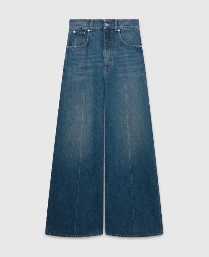 High-Rise Straight Leg Denim Jeans High-Rise Straight Leg Denim Jeans