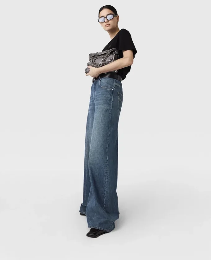 High-Rise Straight Leg Denim Jeans High-Rise Straight Leg Denim Jeans