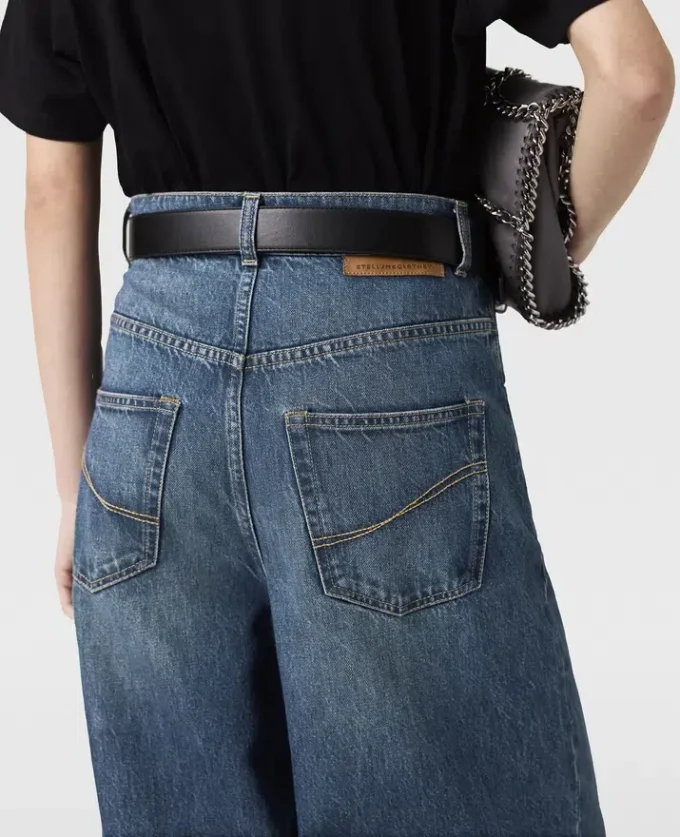 High-Rise Straight Leg Denim Jeans High-Rise Straight Leg Denim Jeans