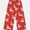 Horse-Print Popeline Trousers Horse-Print Popeline Trousers