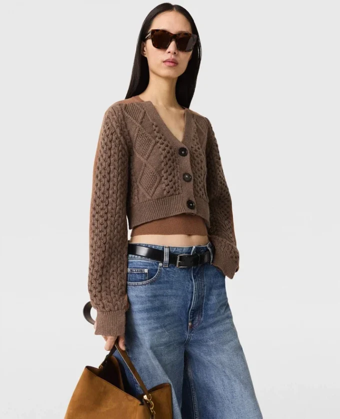 Hybrid Cropped Cardigan Hybrid Cropped Cardigan