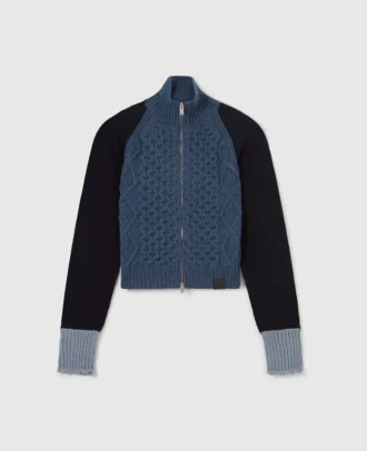 Hybrid Knit Bomber Jacket
