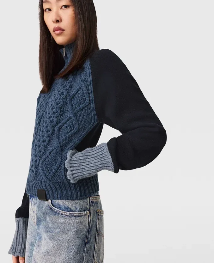 Hybrid Knit Bomber Jacket Hybrid Knit Bomber Jacket