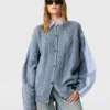 Hybrid Knit Shirt Cardigan Hybrid Knit Shirt Cardigan