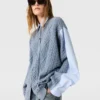 Hybrid Knit Shirt Cardigan Hybrid Knit Shirt Cardigan