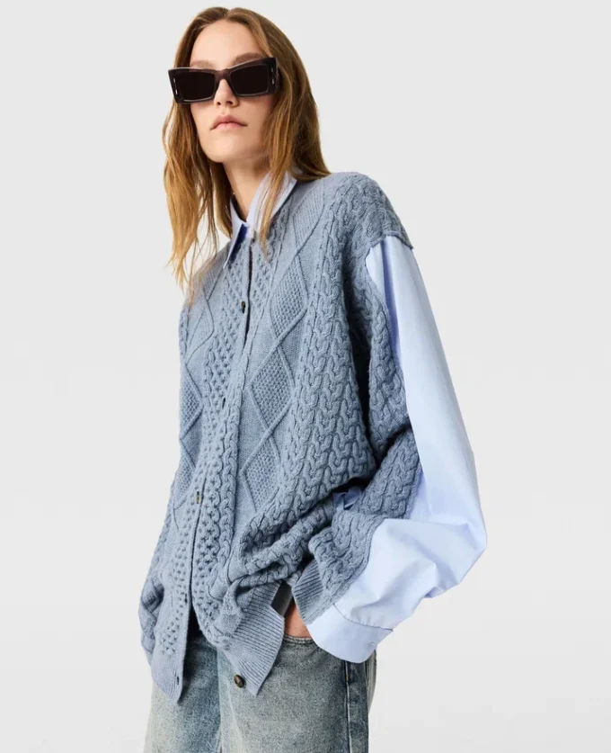 Hybrid Knit Shirt Cardigan Hybrid Knit Shirt Cardigan
