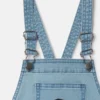 I Love You Embroidered Denim Dungarees I Love You Embroidered Denim Dungarees