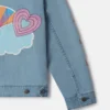 I Love You Embroidered Denim Jacket I Love You Embroidered Denim Jacket