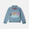 I Love You Embroidered Denim Jacket I Love You Embroidered Denim Jacket