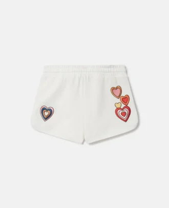I Love You Embroidered Shorts