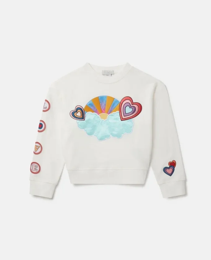 I Love You Embroidered Sweatshirt I Love You Embroidered Sweatshirt