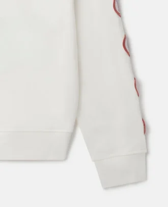 I Love You Embroidered Sweatshirt