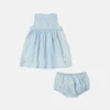 Ice Cream Embroidered Dress and Bloomers Set Ice Cream Embroidered Dress and Bloomers Set