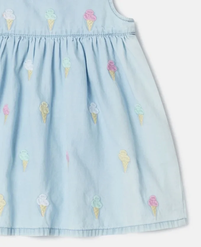 Ice Cream Embroidered Dress and Bloomers Set Ice Cream Embroidered Dress and Bloomers Set