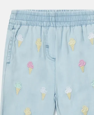 Ice Cream Embroidered Sweatpants