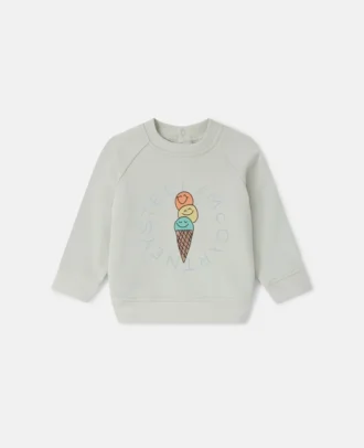 Ice Cream Graphic Long-Sleeve T-Shirt