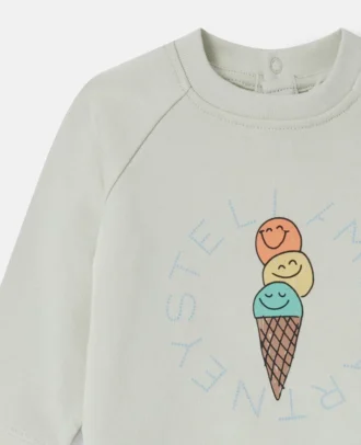 Ice Cream Graphic Long-Sleeve T-Shirt