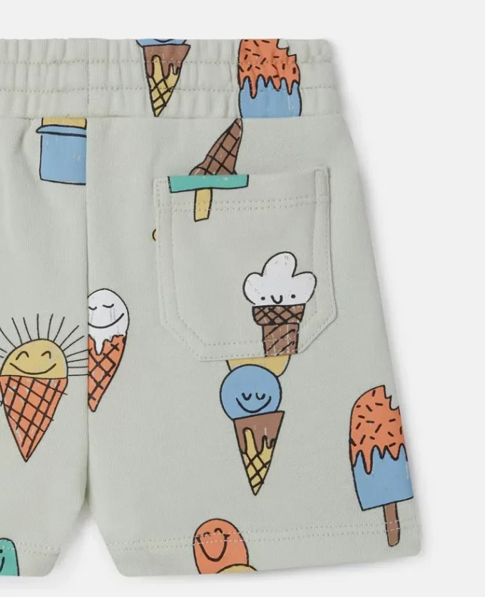 Ice Cream Print Shorts Ice Cream Print Shorts