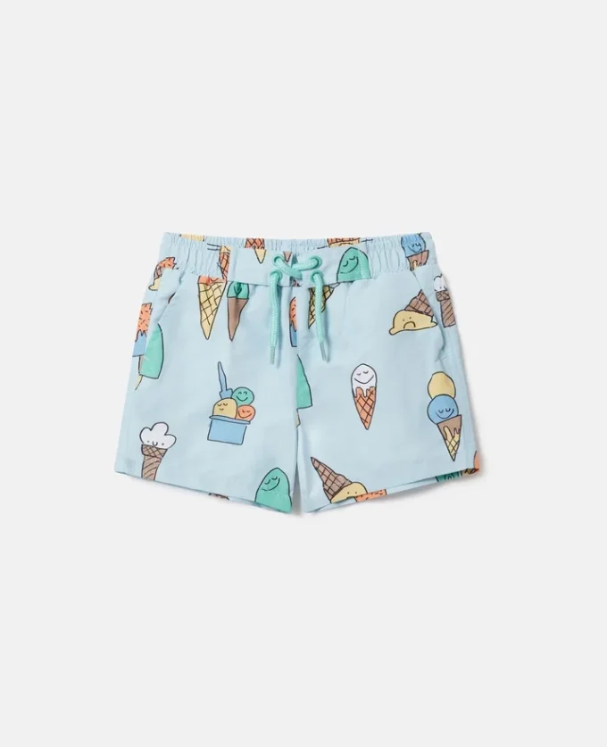 Ice Cream Print Swim Shorts Ice Cream Print Swim Shorts