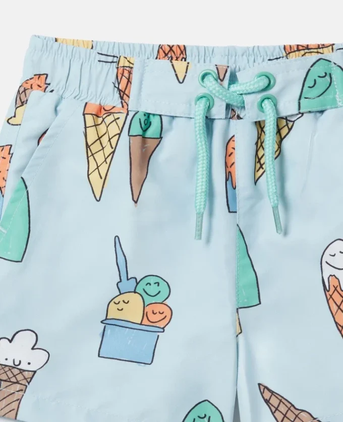 Ice Cream Print Swim Shorts Ice Cream Print Swim Shorts