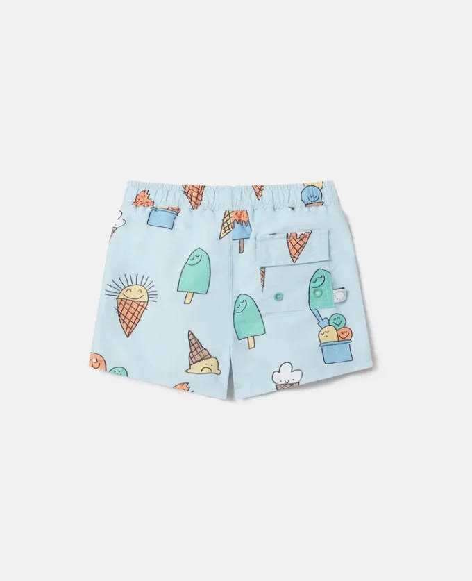 Ice Cream Print Swim Shorts Ice Cream Print Swim Shorts
