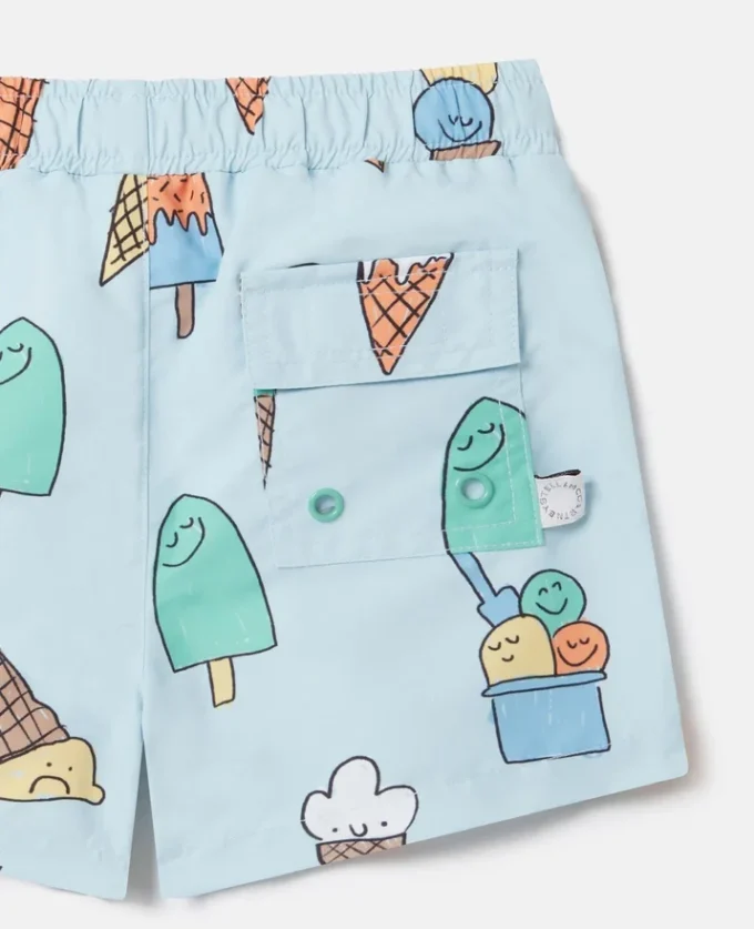 Ice Cream Print Swim Shorts Ice Cream Print Swim Shorts