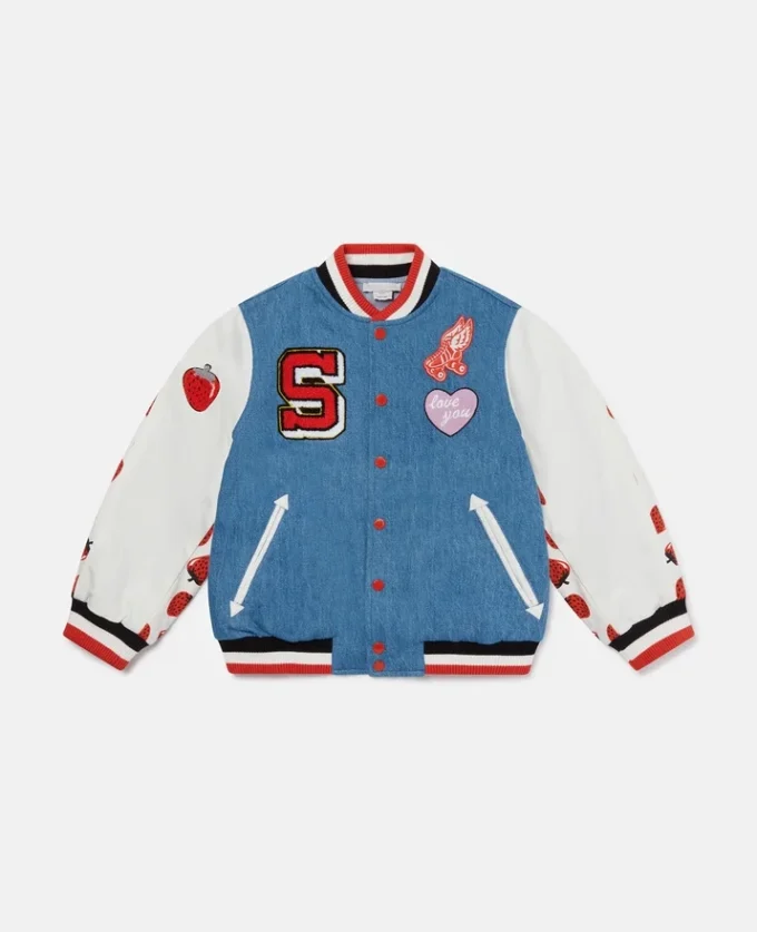Initial Graphic Varsity Bomber Jacket Initial Graphic Varsity Bomber Jacket