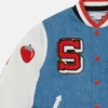 Initial Graphic Varsity Bomber Jacket Initial Graphic Varsity Bomber Jacket