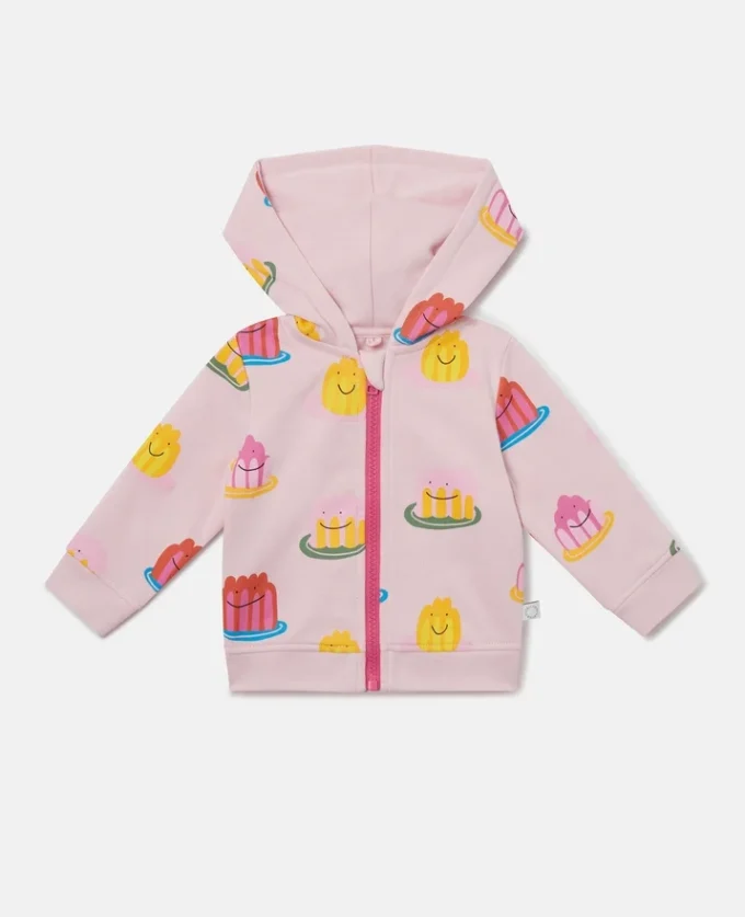 Jelly Print Full-Zipper Hoodie Jelly Print Full-Zipper Hoodie