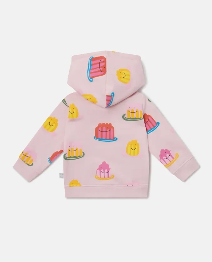 Jelly Print Full-Zipper Hoodie Jelly Print Full-Zipper Hoodie