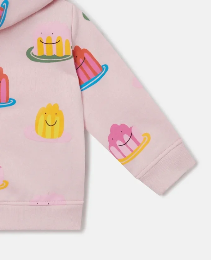 Jelly Print Full-Zipper Hoodie Jelly Print Full-Zipper Hoodie