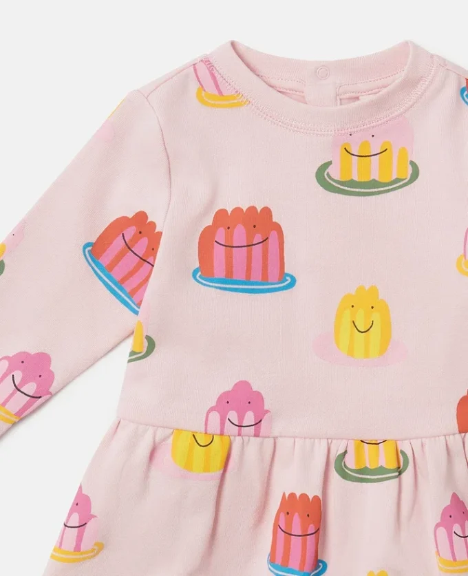 Jelly Print Long-Sleeve Dress Jelly Print Long-Sleeve Dress