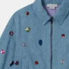 Jewel Embroidered Denim Jacket Jewel Embroidered Denim Jacket