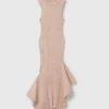 Knit Kick-Flare Maxi Dress Knit Kick-Flare Maxi Dress