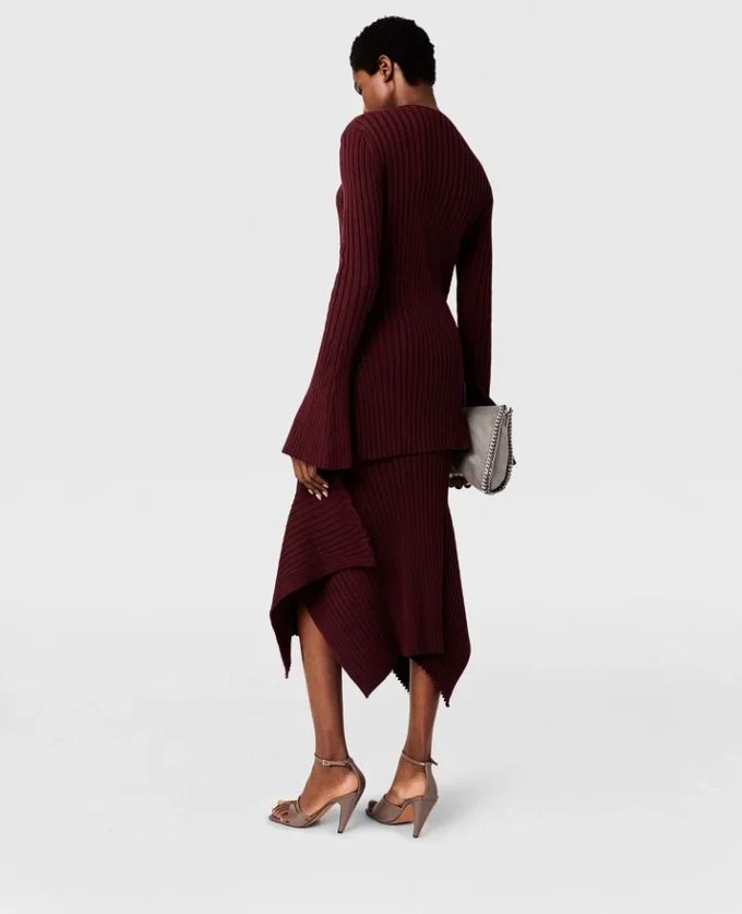 Knit Kick-Flare Midi Skirt Knit Kick-Flare Midi Skirt