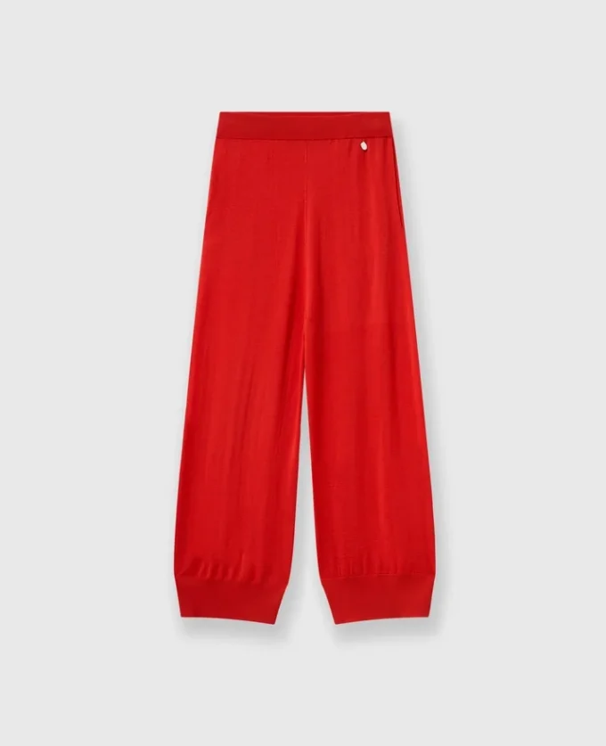 Knitted Straight-Leg Sweatpants Knitted Straight-Leg Sweatpants