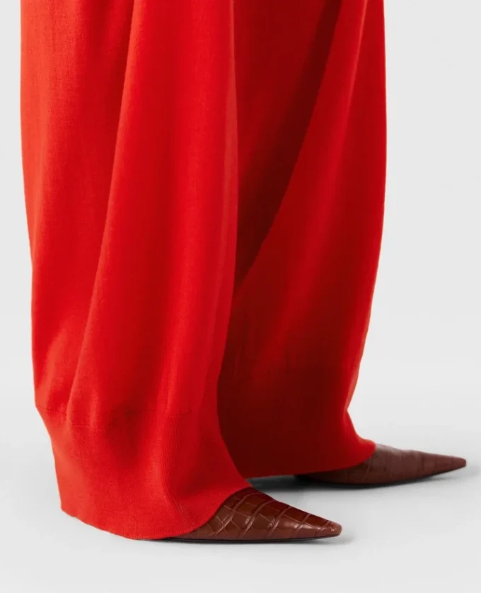 Knitted Straight-Leg Sweatpants Knitted Straight-Leg Sweatpants