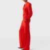 Knitted Straight-Leg Sweatpants Knitted Straight-Leg Sweatpants