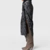Knotted Asymmetric Leopard Midi Skirt Knotted Asymmetric Leopard Midi Skirt