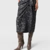 Knotted Asymmetric Leopard Midi Skirt Knotted Asymmetric Leopard Midi Skirt