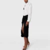 Knotted Asymmetric Midi Skirt Knotted Asymmetric Midi Skirt