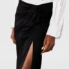 Knotted Asymmetric Midi Skirt Knotted Asymmetric Midi Skirt
