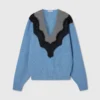 Lace Insert Long Sleeved Sweater Lace Insert Long Sleeved Sweater