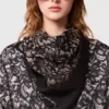 Lace Print Square Scarf Lace Print Square Scarf