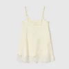 Lace-Trim Satin Mini Dress Lace-Trim Satin Mini Dress